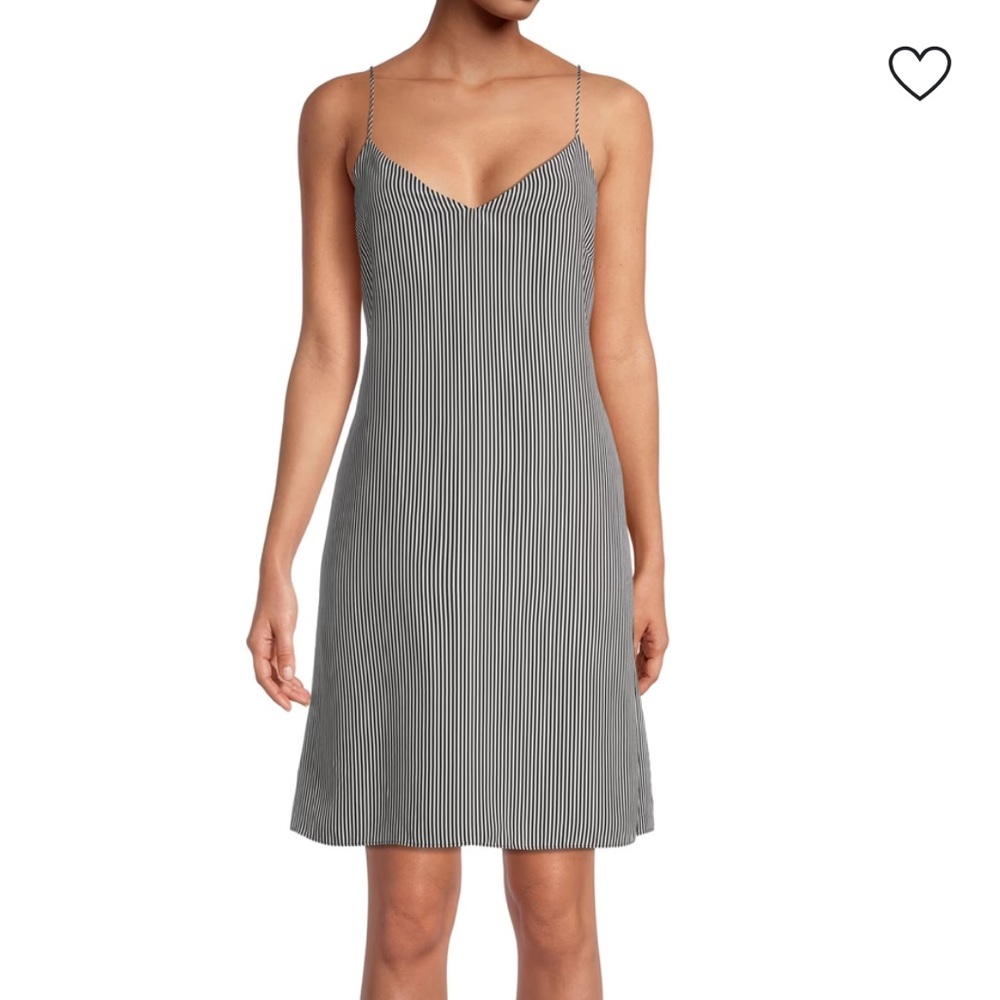 Rag & Bone Astrid Striped Silk Slip Dress